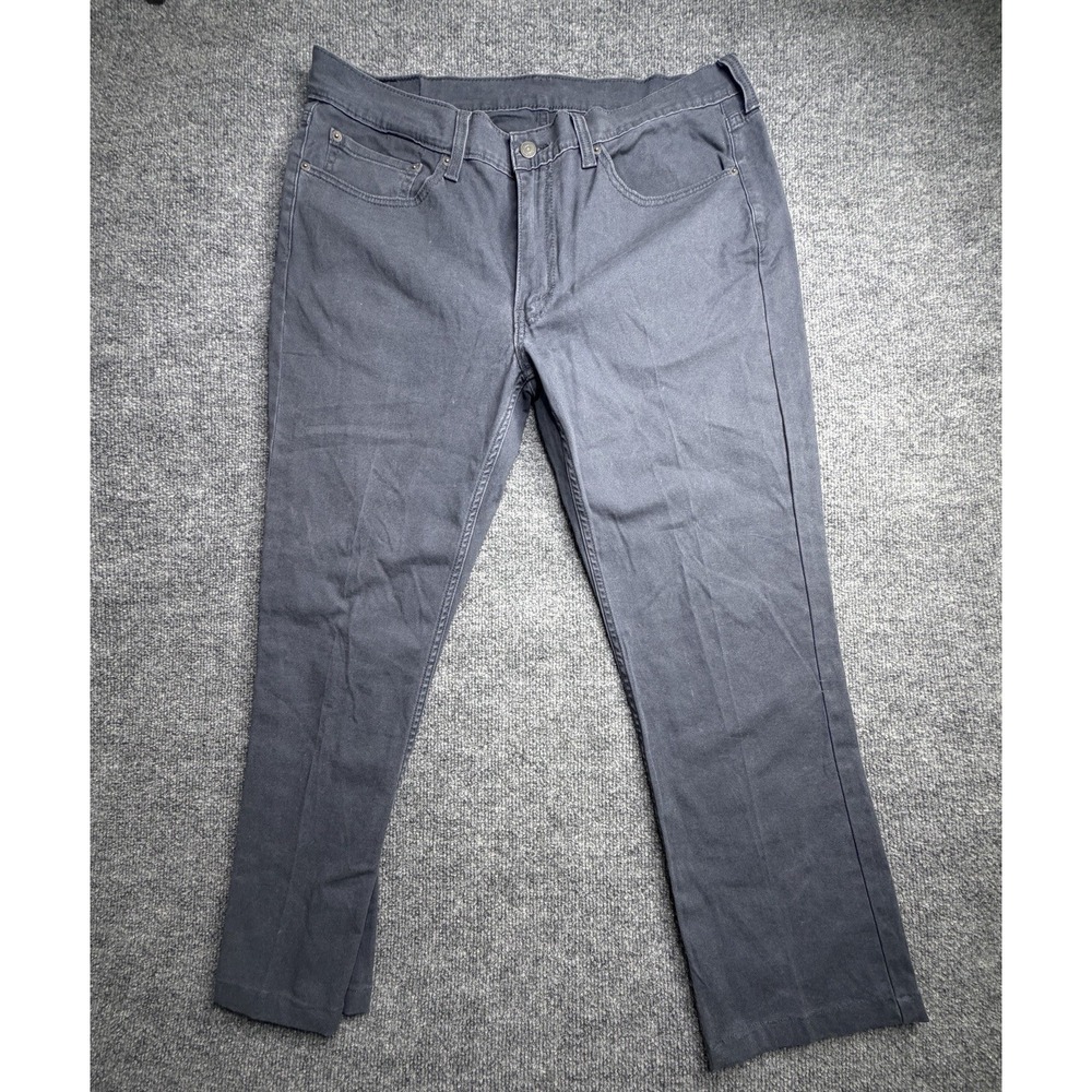 Levi's 514 Jeans Men's 36x30 Gray Slim Straight Leg Jeans‎